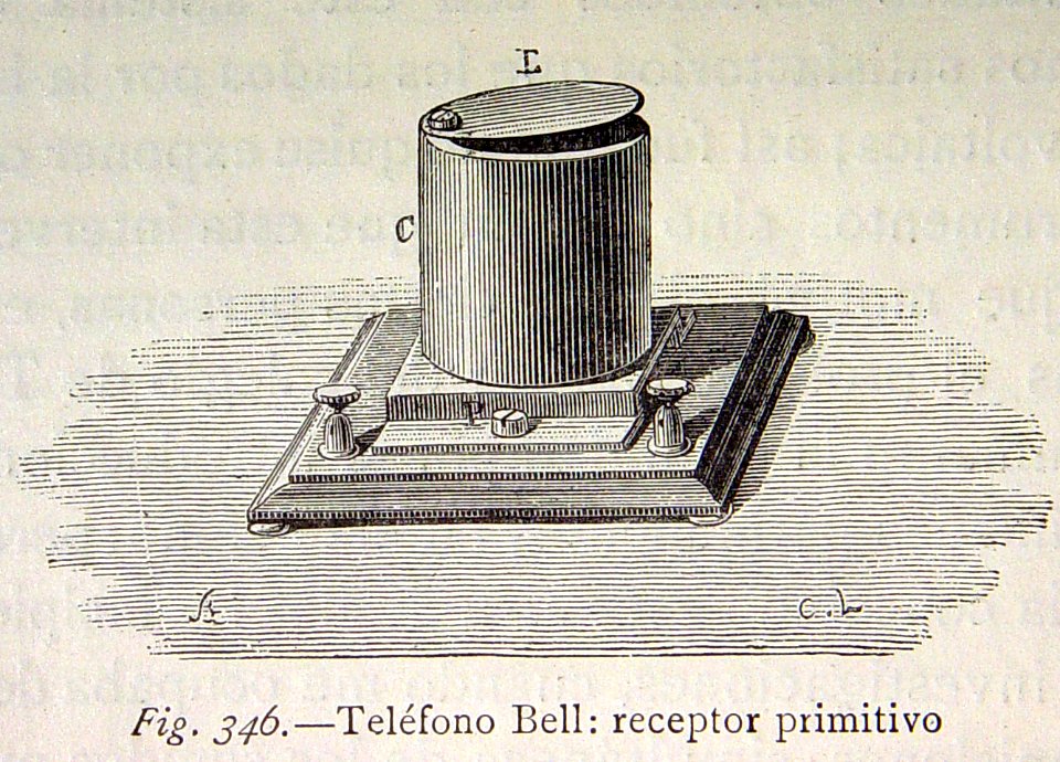 "Teléfono Bell, receptor primitivo".