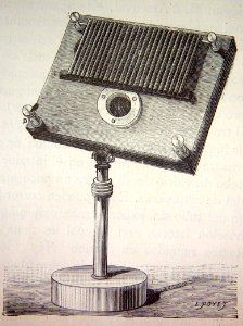 "Micrófono Bert y Arsonval (tercer sistema)".