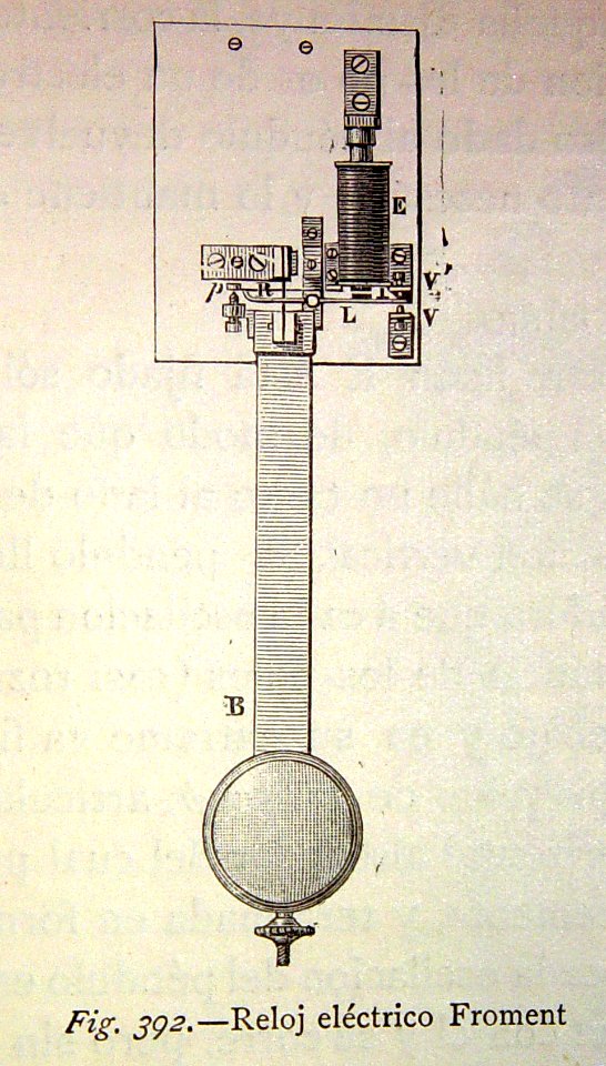 "Reloj eléctrico Froment".