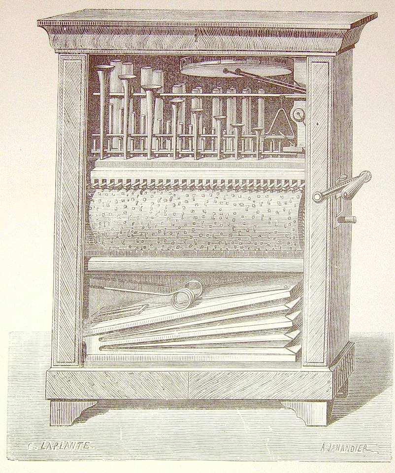 "Organillo de cilindro".