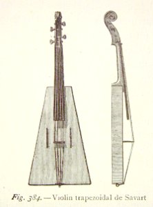 "Violín trapezoidal de Savart".