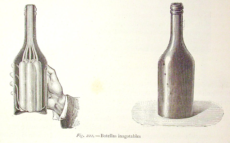"Botellas inagotables".