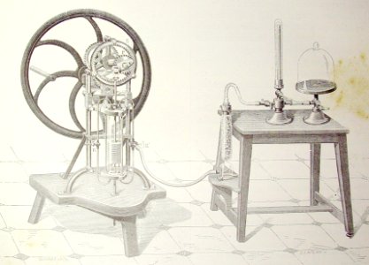 "Máquina neumática de Deleuil".