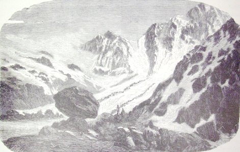 "Un glaciar de Suiza".