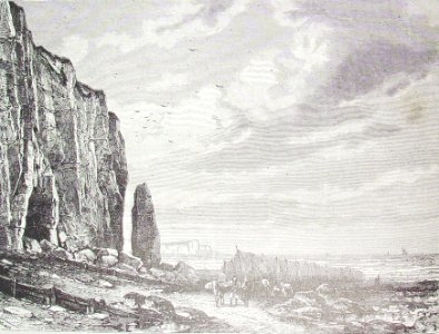 "Una playa durante la bajamar".