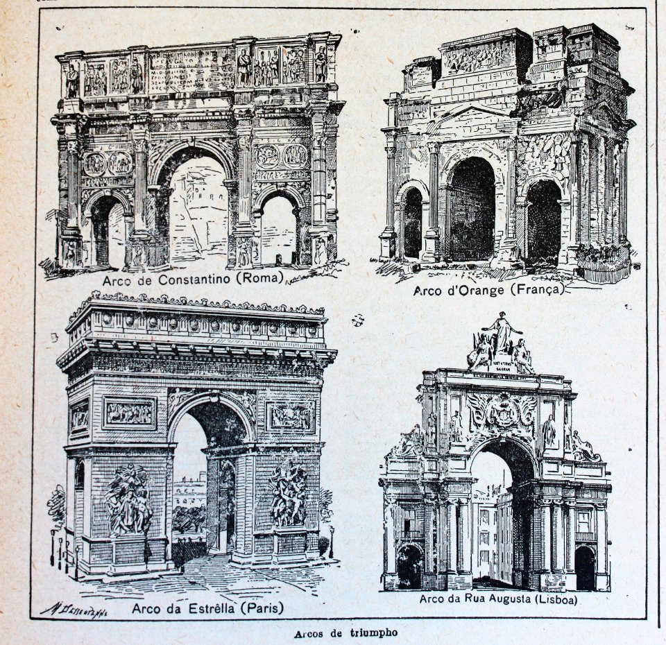 "Arcos de triumpho".