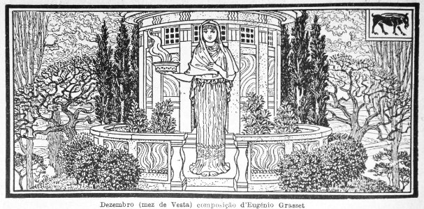"Dezembro (mes de Vesta)".