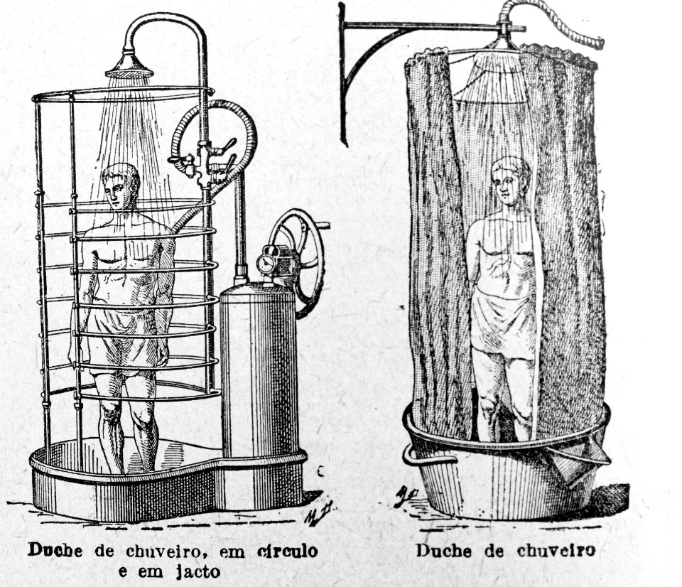 "Duche de chuveiro".