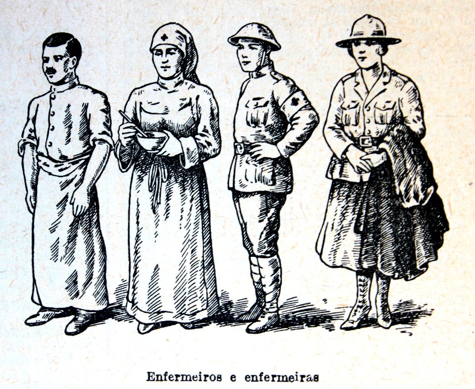 "Enfermeiros e enfermeiras".