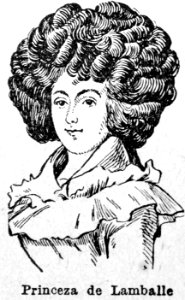 "Princesa de Lamballe".