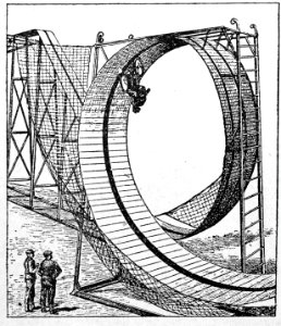 "Pista para looping de cyclista".