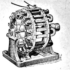 "Machina magneto-eléctrica de Méritens".