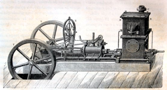 "Pompe pour faire le vide dans l'appareil à triple effet"