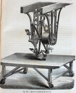 "Machine à queurser de M. Bérendorf".. Free illustration for personal and commercial use.