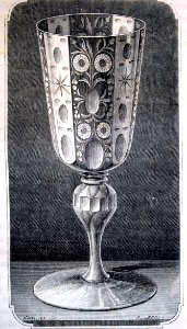 "Verre de Bohême".. Free illustration for personal and commercial use.