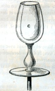 "Troisième forme du verre à pied".. Free illustration for personal and commercial use.