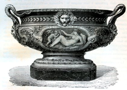 "Vase en porcelaine de Sèvres".. Free illustration for personal and commercial use.