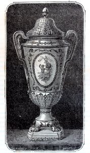 "Vase en porcelaine tendre de la manufacture de Sèvres".. Free illustration for personal and commercial use.