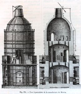 "Four à porcelaine de la manufacture de Sèvres".. Free illustration for personal and commercial use.
