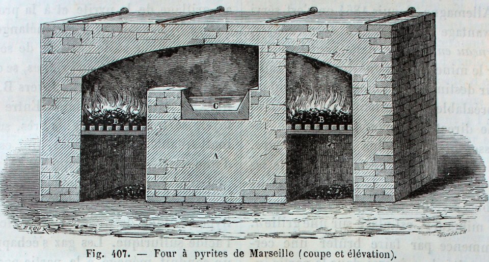 Four à pyrites de Marseille. Free illustration for personal and commercial use.