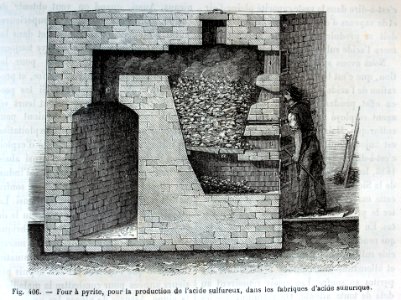 "Four à pyrite, pour la production de l'acide sulfureux, d…. Free illustration for personal and commercial use.
