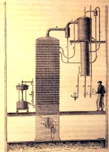"Appareil Désiré Savalle pour la distillation des vins".. Free illustration for personal and commercial use.