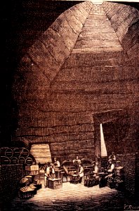 "Anciennes crayères de Reims transformées en caves à vin d…