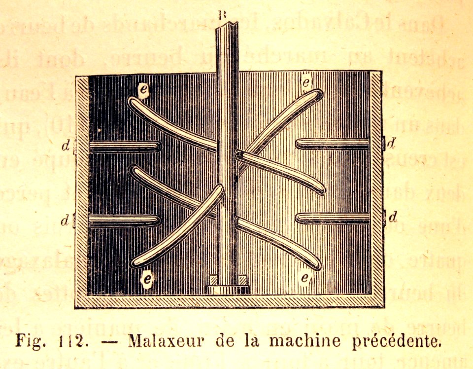 "Malaxeur de la machine précédente".