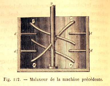 "Malaxeur de la machine précédente".. Free illustration for personal and commercial use.