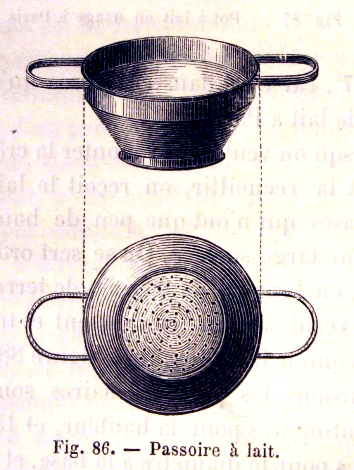 "Passoire à lait".