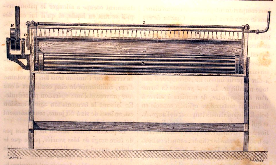 "Amidonnière ou appareil d'émile Martin pour extraire méca…
