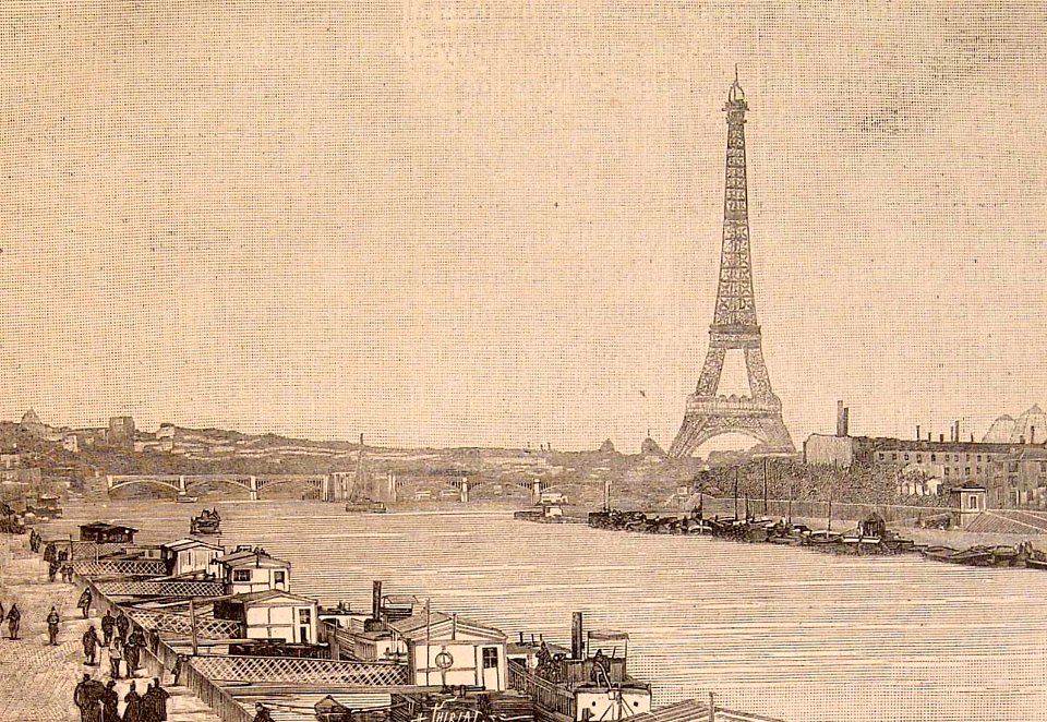 Vista de la Torre Eiffel desde el Point du Jour a tres kil…
