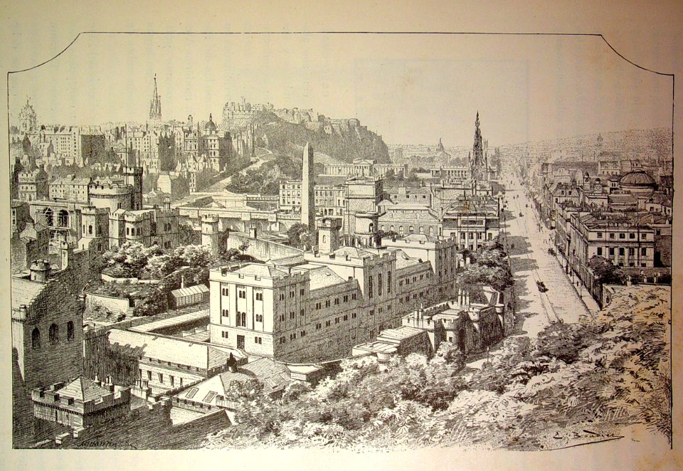 "Edimburgo, vista tomada desde Calton Hill".