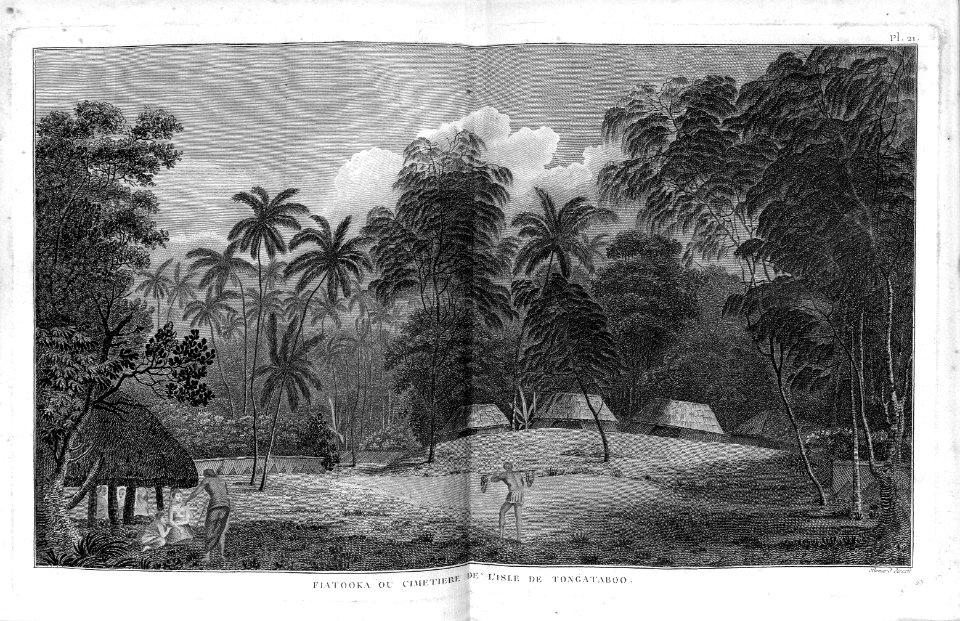 Fiatooka ou cimetiere de L'isle de Tongataboo