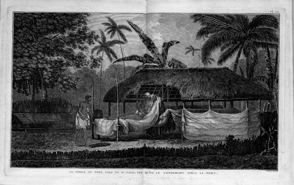 Le corps de Thee, Chef de O-Taiti, tel qu'on le Conservoit…