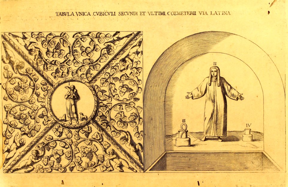 "Tabula Unica Cubiculi Secundi et Ultimi Coemeterii Via La…