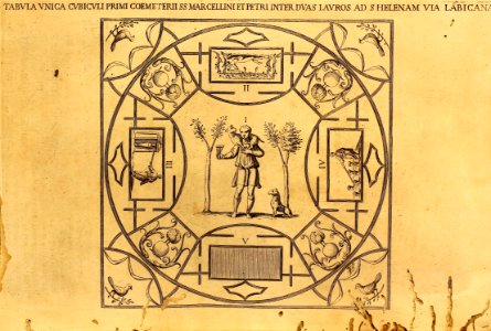 "Tabula Unica Cubiculi Primi Coemeterii SS Marcellini et P…