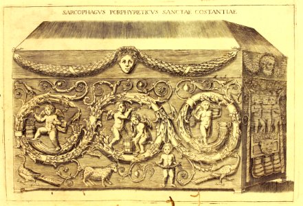 "Sarcophagus porphyreticus sanctae costantiae..."