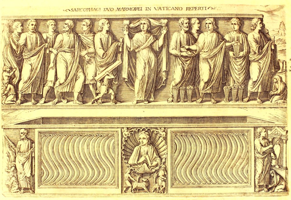 "Sarcophagi duo Marmorei in Vaticano Reperti"