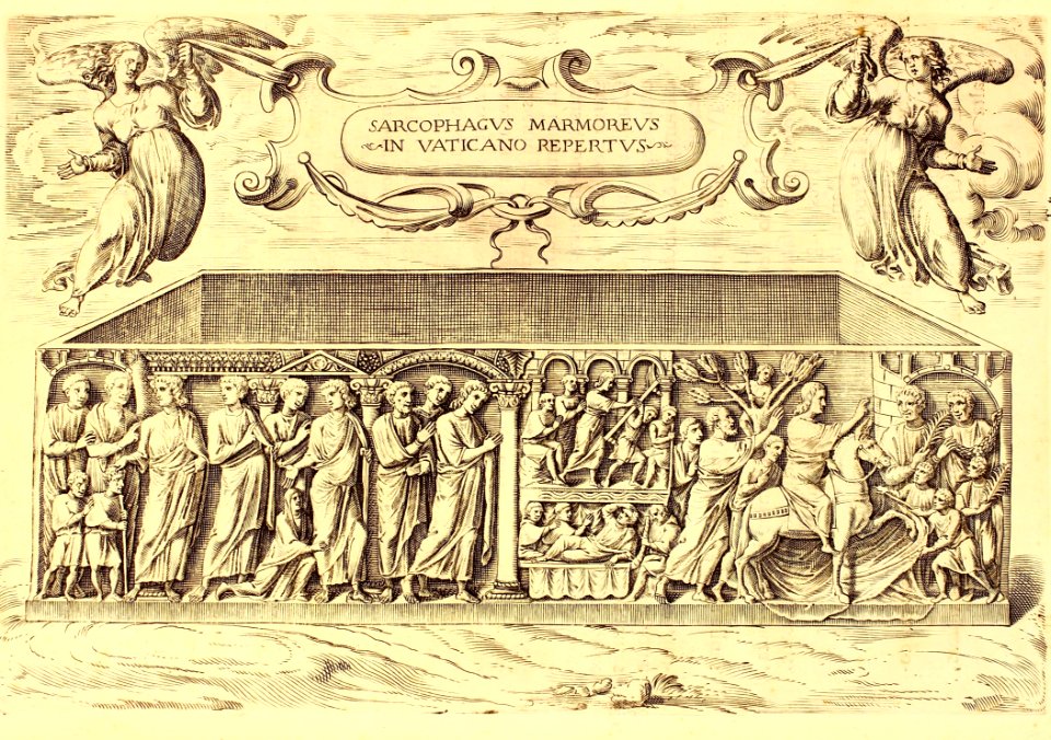 "Sarcophagus Marmoreus in Vaticano Repertus"