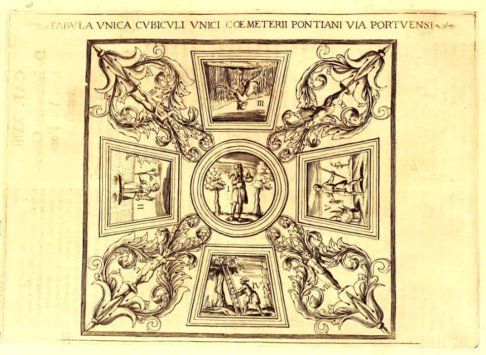 "Tabula Unica Cubiculi Unici Coemeterii Pontiani Via Portu…