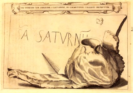 "Vas vitreum cum sanguine S. Saturnini..."