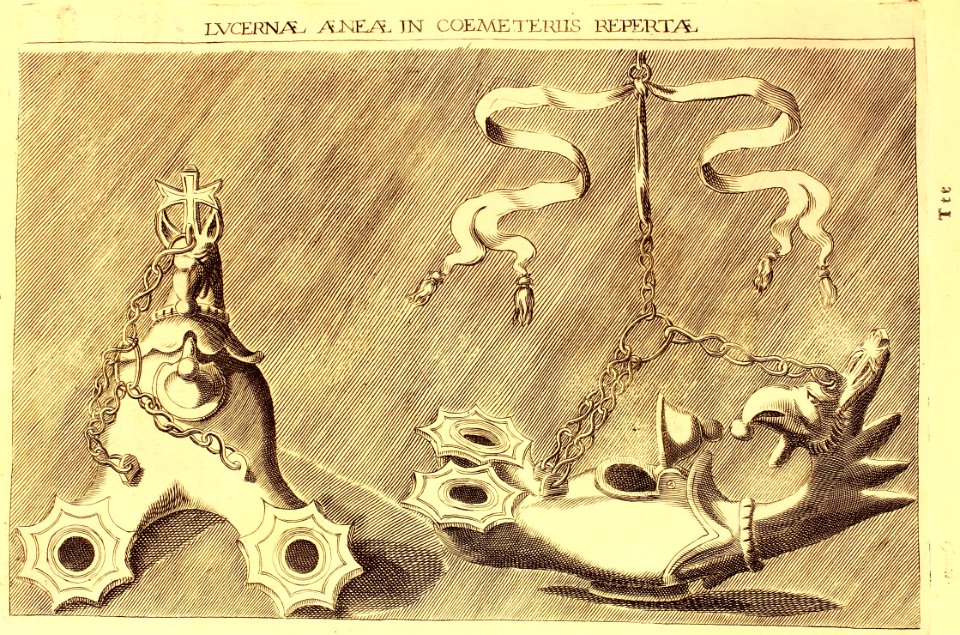 "Lucernae aeneae in coemeteriis repertae"