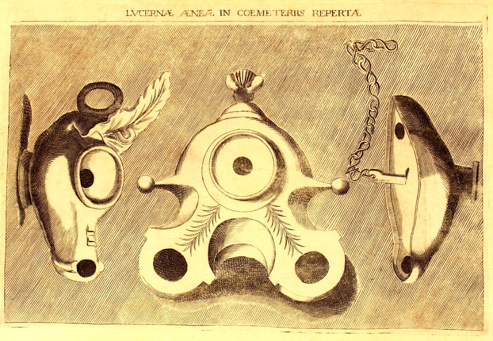 "Lucernae Aeneae in Coemeteriis Repertae"