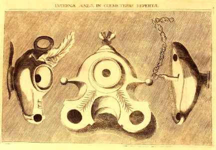 "Lucernae Aeneae in Coemeteriis Repertae"