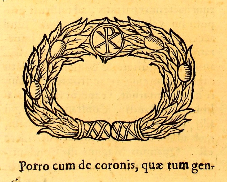 "Porro cum de coronis..."