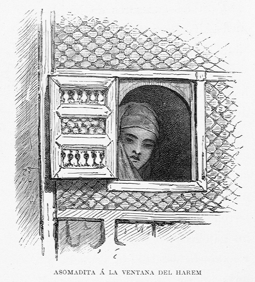 "Asomadita a la ventana del harem"