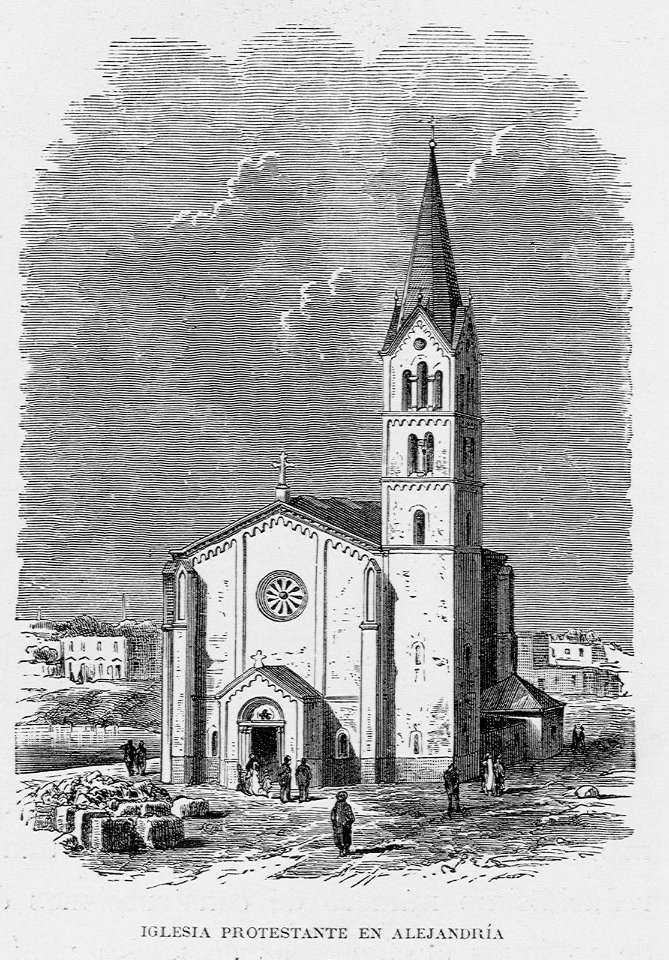 "Iglesia protestante en Alejandría"