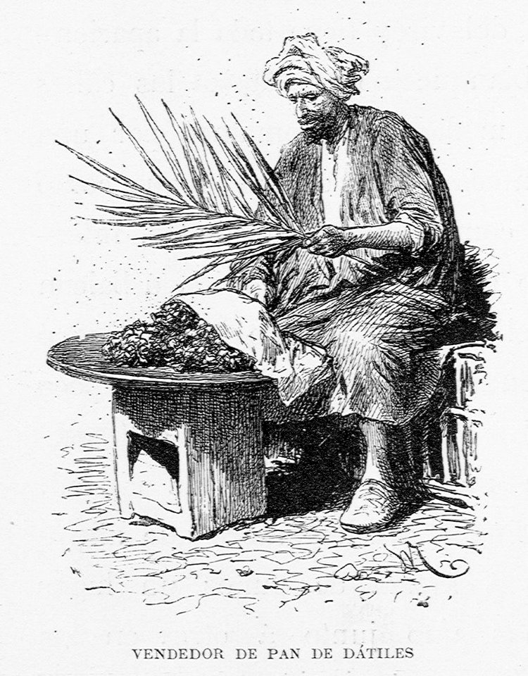 "Vendedor de pan de dátiles"