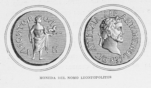 "Moneda del Nomo Leontopolites"